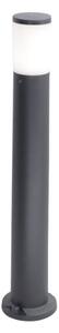 Lampioncino esterno top light loano pa80 nero e27 led resina - Top Light