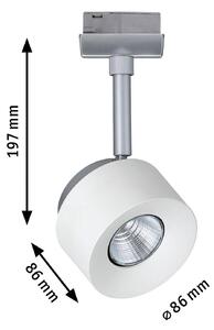 Paulmann URail spot LED Pane cromo satinato bianco
