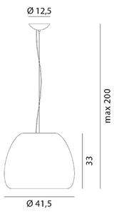 Rotaliana Pomi H2 sospensione oro, Ø 41,5 cm