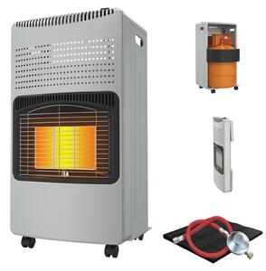 Stufa a gas, forno a gas, riscaldatore a infrarossi - 4200 W - Vetroceramica - sistema di sicurezza ODS - portatile