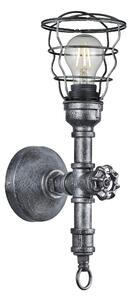 Applique da Interno E27 in Metallo Argento Anticato