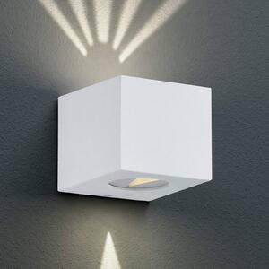 Reality Leuchten Applique da esterni LED Cordoba angolare, bianca