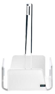 Vesta Menage portacondimenti da tavola con struttura in plexiglass dalle linee moderne Like Water Plexiglass Bianco/Tortora