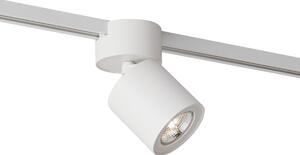 Faretto bianco moderno per sistema a binario monofase GU10 70mm - Iconic Roto