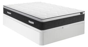 Set 160x200cm Rete vano Bianco + Materasso ibrido molle insac. e memory foam sp.25cm - ASTRIA Art Collection di YSMÉE