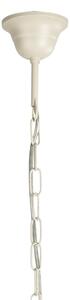 ONLI - Lampadario a catena TERESA 8xE14/6W/230V crema/patina