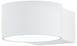 Applique da Interno a LED in Metallo Bianco Opaco