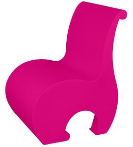 Poltrona Eddy, un vero gioiello di design in Polietilene, Dimensione 60x54x h 82 cm - Peso 10 kg design Ergonomico colore Viola