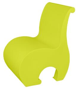 Poltrona Eddy, un vero gioiello di design in Polietilene, Dimensione 60x54x h 82 cm - Peso 10 kg design Ergonomico colore Kiwi