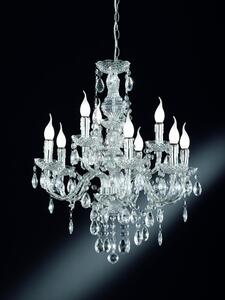 Lampadario da Interno E14 in Metallo Cromo