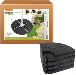 Base per ombrellone Aktive 48 x 7,5 x 48 cm in plastica