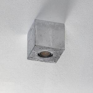 SOLLUX LIGHTING Plafoniera ALS come cubo di cemento 10cm x 10cm