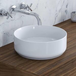 Lavabo da appoggio rotondo, diametro 36 cm, marca Art