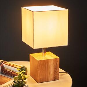 Spot-Light Lampada da tavolo Trongo, cubo e paralume