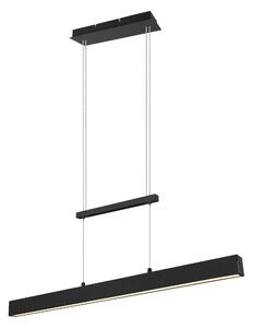 Lampada a Sospensione da Interno a LED in Metallo Nero Opaco
