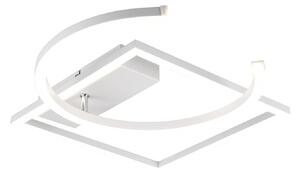 Plafoniera da Interno a LED in Metallo Bianco Opaco