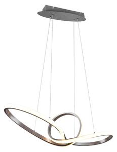 Lampada a Sospensione da Interno a LED in Metallo Nickel Opaco