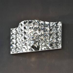Schuller Valencia Onda - lampada da parete in cristallo 25 cm