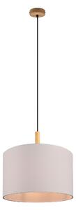 Lampada a Sospensione da Interno E27 in Legno naturale Legno Naturale