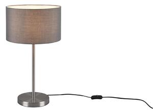 Lampada tavolo da Interno E27 in Metallo Nickel Opaco