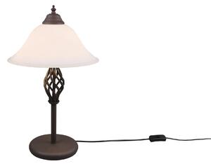 Lampada tavolo da Interno E14 in Metallo Ruggine