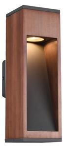 Applique da Esterno a Led in Legno naturale Legno