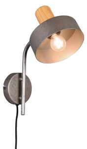 Applique da Interno a Led in Metallo Nichel Anticato