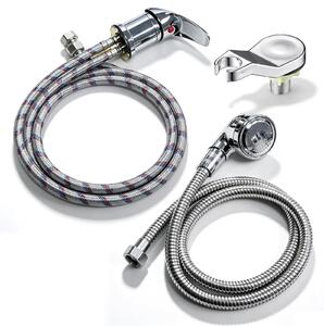 Rubinetto per doccia con uscita da 1/2 pollice, soffione per doccia manuale con set di ugelli