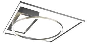 Plafoniera da Interno a Led in Metallo Nickel Opaco