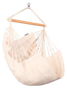 La Siesta Habana Latte Basic - Sedia sospesa in cotone organico bianco naturale Sedia sospesa