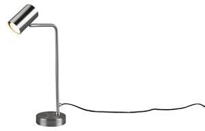 Lampada tavolo da Interno a Led in Metallo Nickel Opaco
