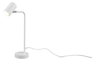 Lampada tavolo da Interno a Led in Metallo Bianco Opaco