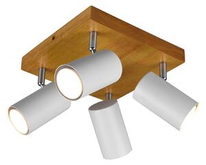 Spot da Interno a Led in Metallo Bianco Opaco