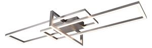 Plafoniera da Interno a Led in Metallo Nickel Opaco
