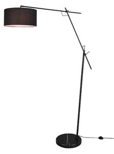 Piantana da Interno a Led in Metallo Nero Opaco