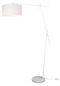Piantana da Interno a Led in Metallo Bianco Opaco