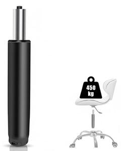 Amortizzatore a gas per sedia da ufficio, portata massima 450 kg, regolazione in altezza da 290 a 430 mm, colore nero