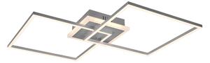 Plafoniera da Interno a led in Metallo Titanio