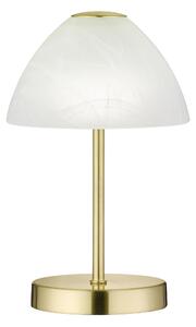 Lampada tavolo da Interno a LED in Metallo Ottone Satinato