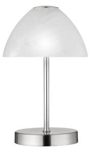 Lampada tavolo da Interno a LED in Metallo Nickel Opaco