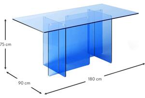 Tavolo in vetro Anouk, 180 x 90 cm