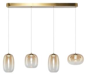 Lampadario LED a sospensione con filo VASO LED/15W/230V oro/fumé
