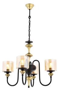 Lampadario a catena BUSAN 4xE27/40W/230V, oro