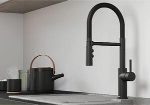 Miscelatore con doccetta nero opaco Blanco 525793