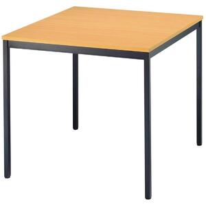 Tavolo da conferenza con tubo quadrato Vektor 80 X 80Cm faggio / nero