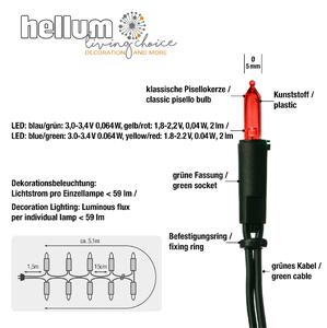 LED luci fiabesche colorate 35 candele decorazione festa interna illuminazione terrazza balcone IP20