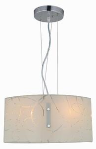 Lampada a Sospensione da Interno E27 in Metallo Bianco