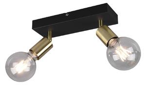 Spot da Interno in Metallo Ottone Satinato