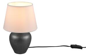 Lampada tavolo da Interno E14 in Ceramica Nickel Anticato