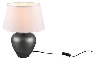 Lampada tavolo da Interno E27 in Ceramica Nickel Anticato